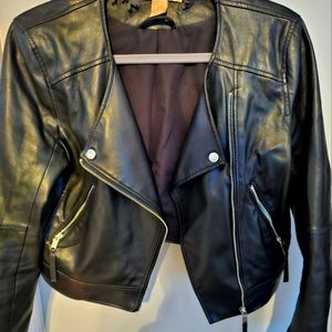 H&M "leather" jacket size 8